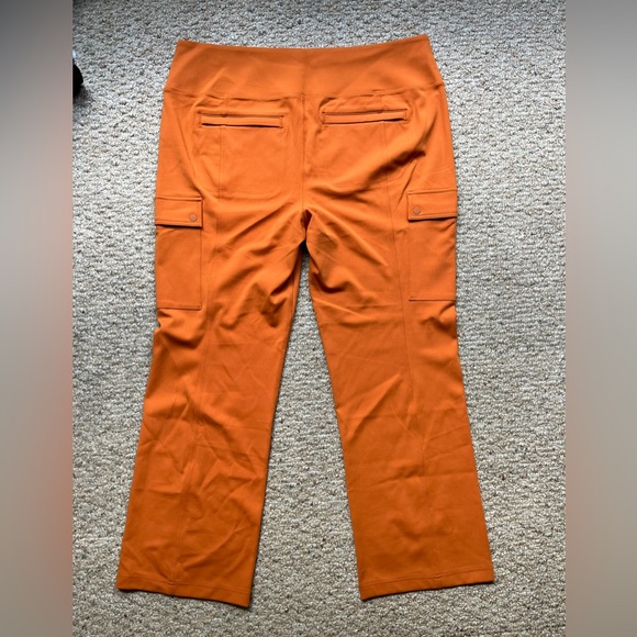✨ ATHLETA ✨ Orange DELANCEY Straight Cargo Pant Size 2X - Picture 4 of 16